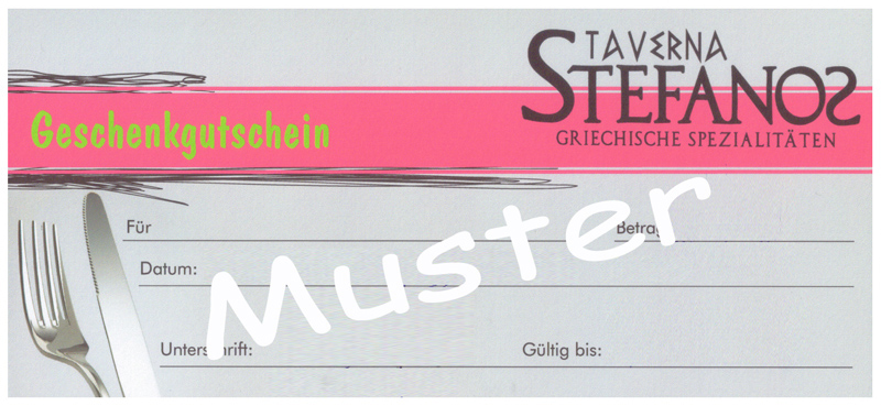 Muster Gutschein